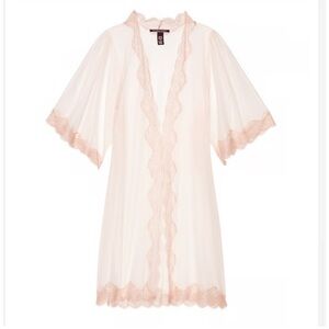 🔥Victoria's Secret Sheer Lace Kimono🔥 NWT
